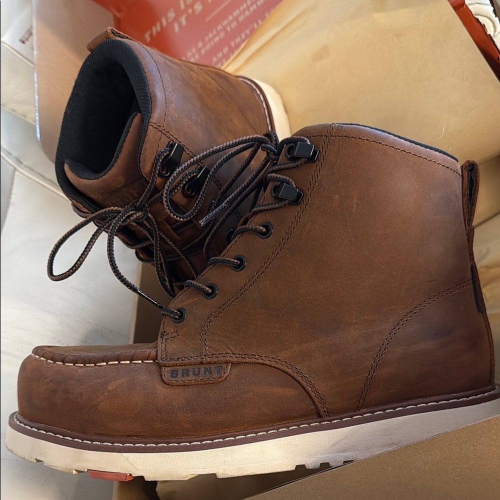 Used BRUNT boots The Marin ( comp toe )Men 9